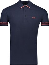 Hugo Boss  Polo Blauw Normaal - Maat M - Heren - Herfst/Winter Collectie - Katoen