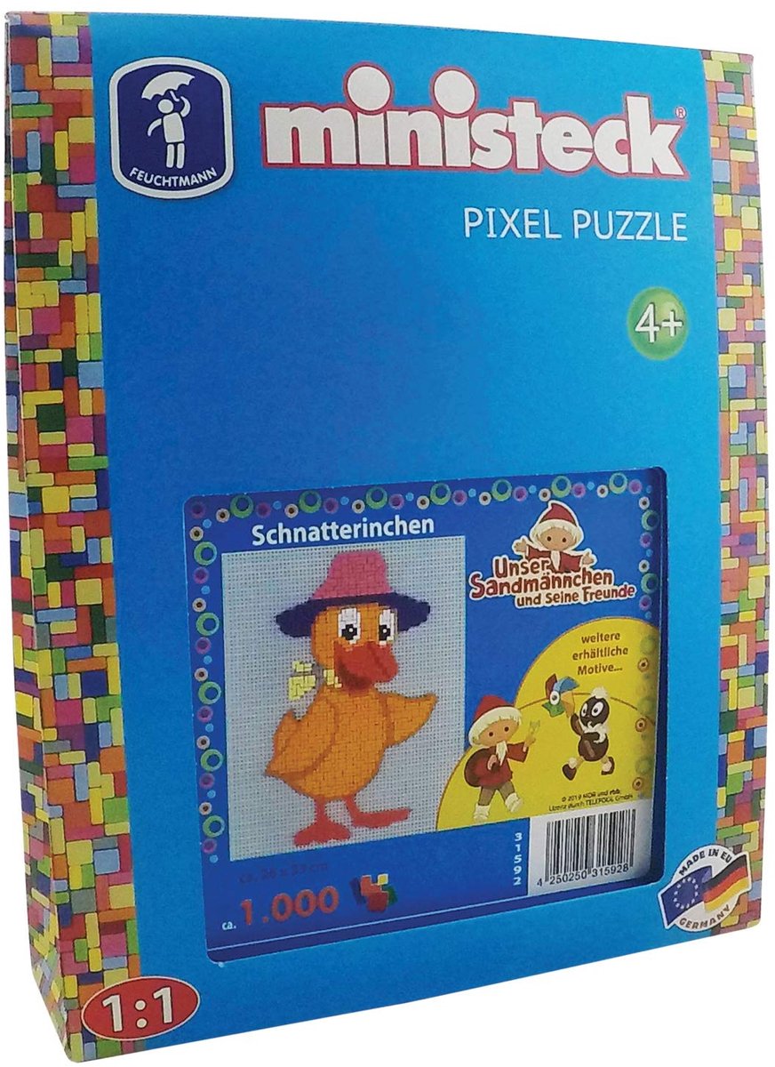 Ministeck Pixel Puzzel - Onze Zandman 1000-delig
