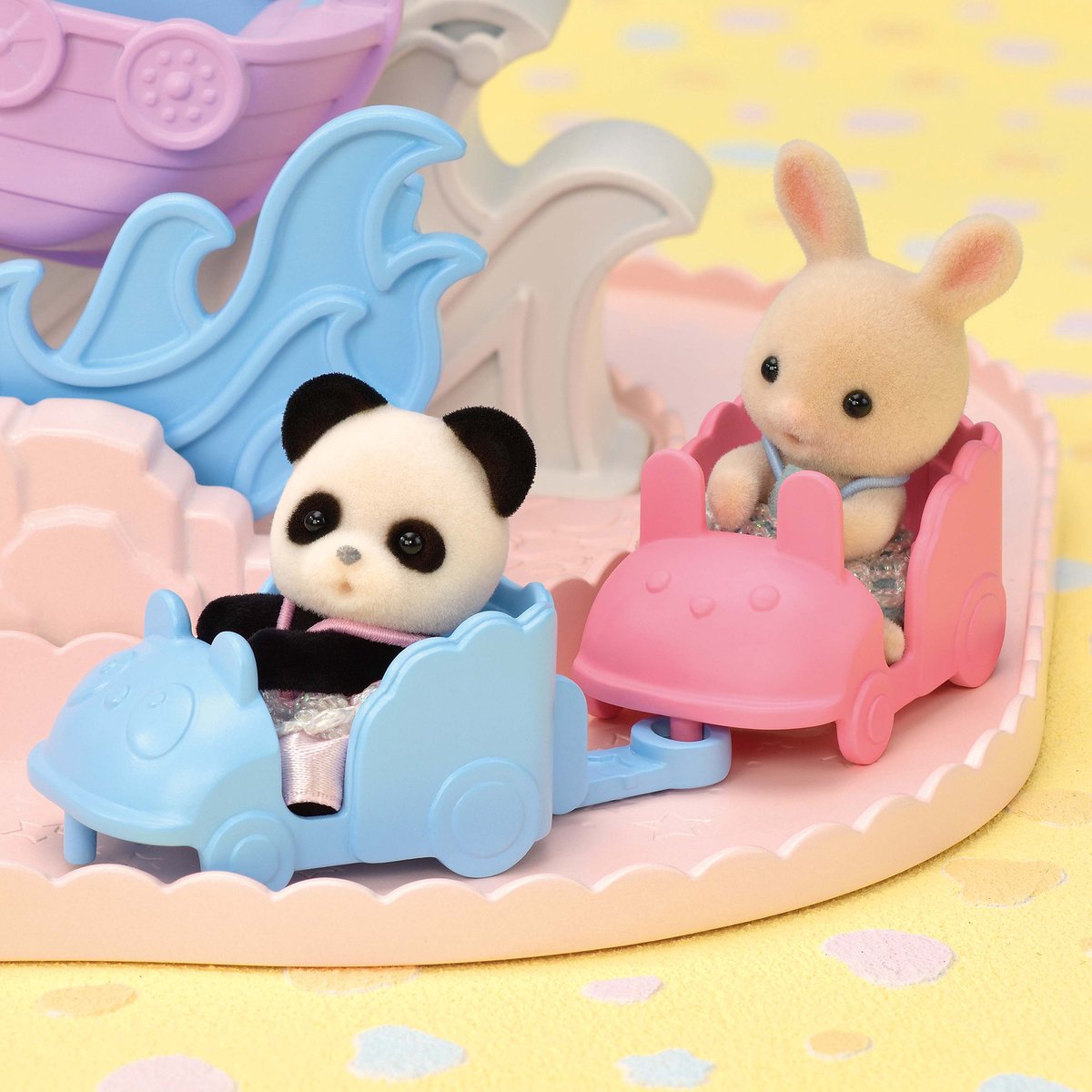 Sylvanian Families 5537 baby pretpark- schommelschip- raket- reuzenrad- kasteel- 3 babyfiguren — afbeelding 11