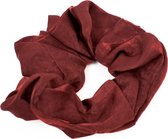 Scrunchie | satijn | scrunchie satijn | Bordeaux rood | haaraccessoires