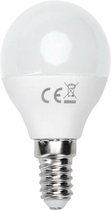 LED Lamp - Smart LED - Igan Kiyona - Bulb G45 - 5W - E14 Fitting - Slimme LED - Wifi LED - Aanpasbare Kleur - Mat Wit - Glas