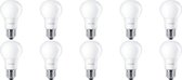 PHILIPS - LED Lamp 10 Pack - CorePro LEDbulb 827 A60 - E27 Fitting - 8W - Warm Wit 2700K | Vervangt 60W