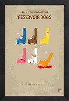 JUNIQE - Poster met houten lijst Reservoir Dogs -13x18 /Kleurrijk