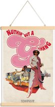 JUNIQE - Posterhanger Nuthin but a G thang -30x45 /Rood & Roze
