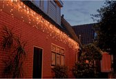 Ijspegelverlichting lichtsnoeren met 1600 warm witte lampjes 32 x 1 meter - Kerstverlichting