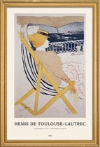 JUNIQE - Poster in houten lijst Henri de Toulouse-Lautrec - La