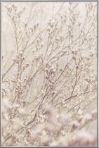 JUNIQE - Poster met kunststof lijst Chilly Morning -30x45 /Bruin &