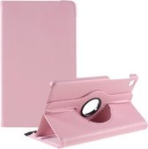 360 Rotating Case - Samsung Galaxy Tab A7 Lite Hoesje - Pink