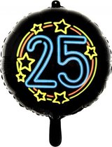 Wefiesta Folieballon 25 Neon 45 Cm Zwart