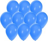 60x pièces Ballons de party bleus - 27 cm - ballon bleu pour air ou hélium - Articles de fête
