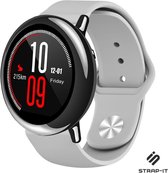 Siliconen Smartwatch bandje - Geschikt voor  Xiaomi Amazfit Pace sport band - grijs - Strap-it Horlogeband / Polsband / Armband
