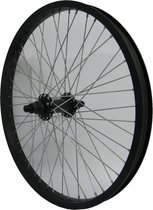 Voorwiel 20 Freestyle 14mm as 48-gts zwart