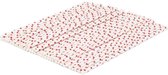 Medina Cakepop-Stokjes 15 Cm Papier Wit/Rood 48 Stuks