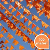 Oranje Vlaggenlijn - 100 meter!
