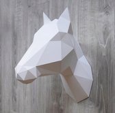 Assembli paard/eenhoorn paper kit DIY-wit