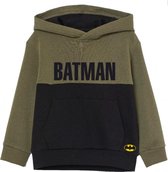 Batman sweater - hoodie - zwart - groen - Maat 116 / 6 jaar