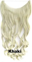 Wire hairextensions wavy Khaki