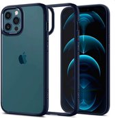 Spigen Ultra Hybrid Case - Telefoonhoesje - Hoesje Voor Apple iPhone 12/12 Pro (Navy Blauw)