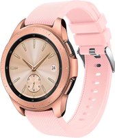 Siliconen Smartwatch bandje - Geschikt voor  Samsung Galaxy Watch siliconen bandje 42mm - roze - Horlogeband / Polsband / Armband