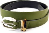 Kidzzbelts Meisjesriem 1986 - Groen - 65 cm