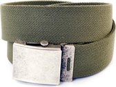 Riemen & Co Herenriem Elastisch 2030 - Groen - 95 cm