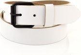 Kidzzbelts Jongenskinderriem Jeans 2092 - Wit - 85 cm