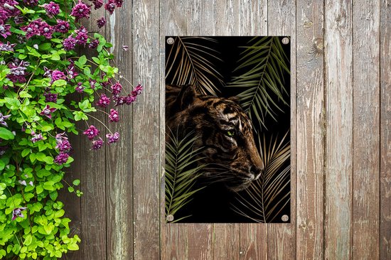 Tigre entre les branches 60x90 cm