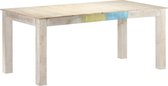 Medina Eettafel 180x90x76 cm massief mangohout wit