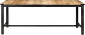 Medina Eettafel 200x100x76 cm massief ruw mangohout
