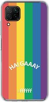 6F hoesje - geschikt voor Huawei P40 Lite -  Transparant TPU Case - #LGBT - Ha! Gaaay #ffffff