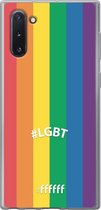 6F hoesje - geschikt voor Samsung Galaxy Note 10 -  Transparant TPU Case - #LGBT - #LGBT #ffffff