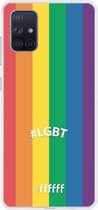 6F hoesje - geschikt voor Samsung Galaxy A71 -  Transparant TPU Case - #LGBT - #LGBT #ffffff