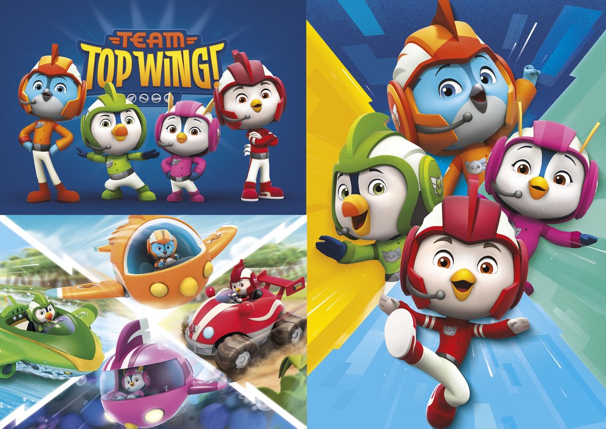 Clementoni Top Wing puzzelset 3x48 stukjes