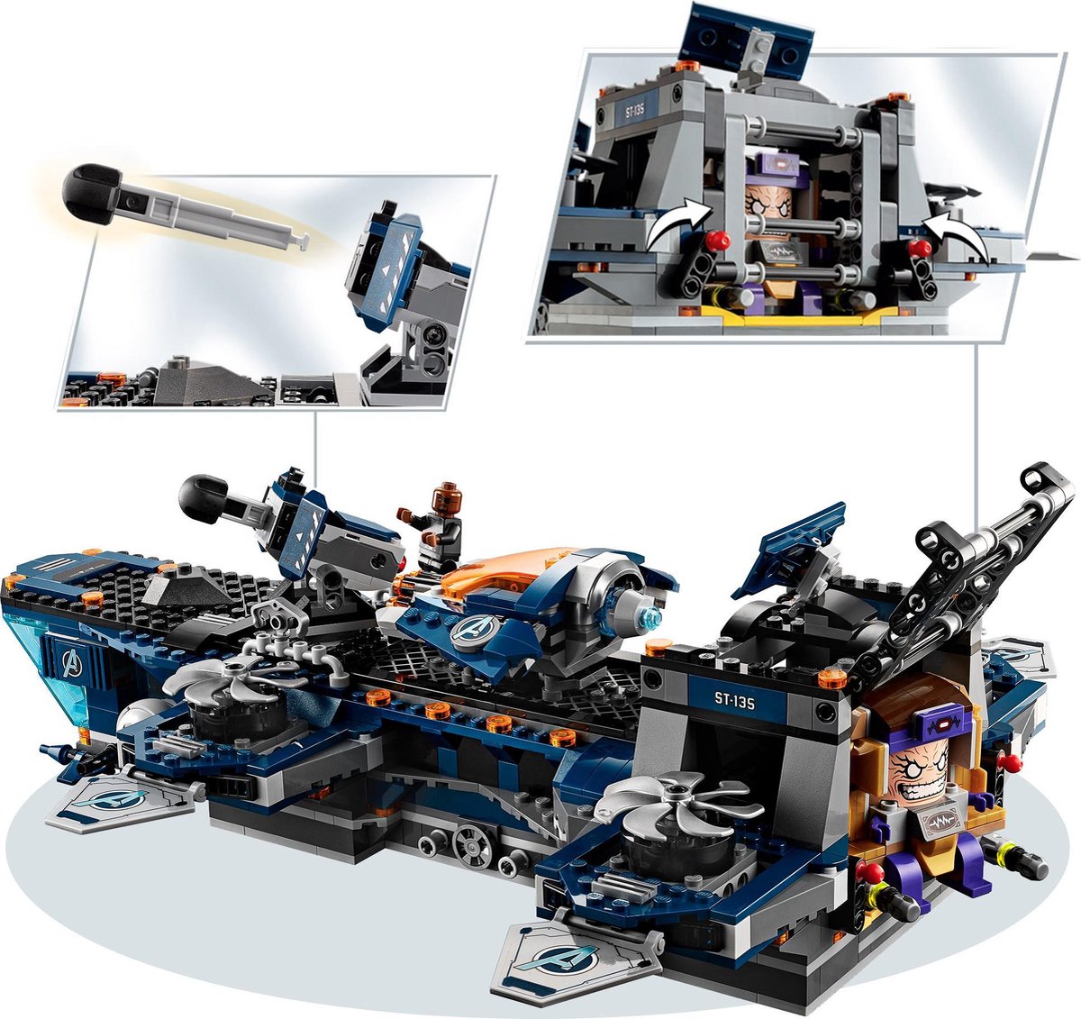 LEGO Marvel Avengers Avengers Helicarrier 76153 — afbeelding 4