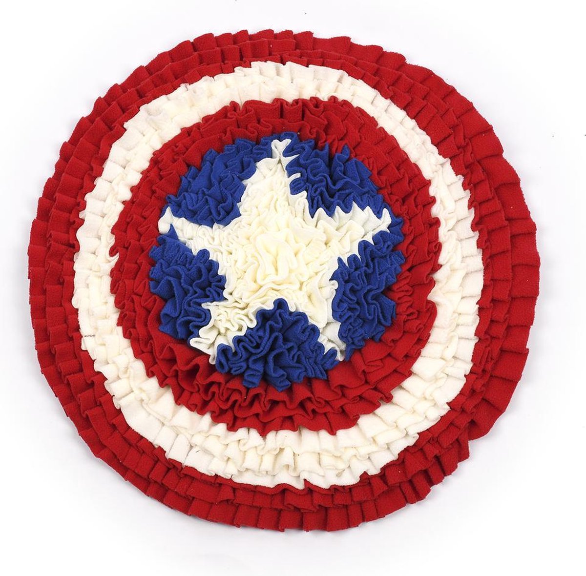 Bol.com Snuffelmat Hond - Snuffelkom - Speelmat - Antischrokmat - Trainingsmat - Denkspel -  Captain America 50 cm aanbieding