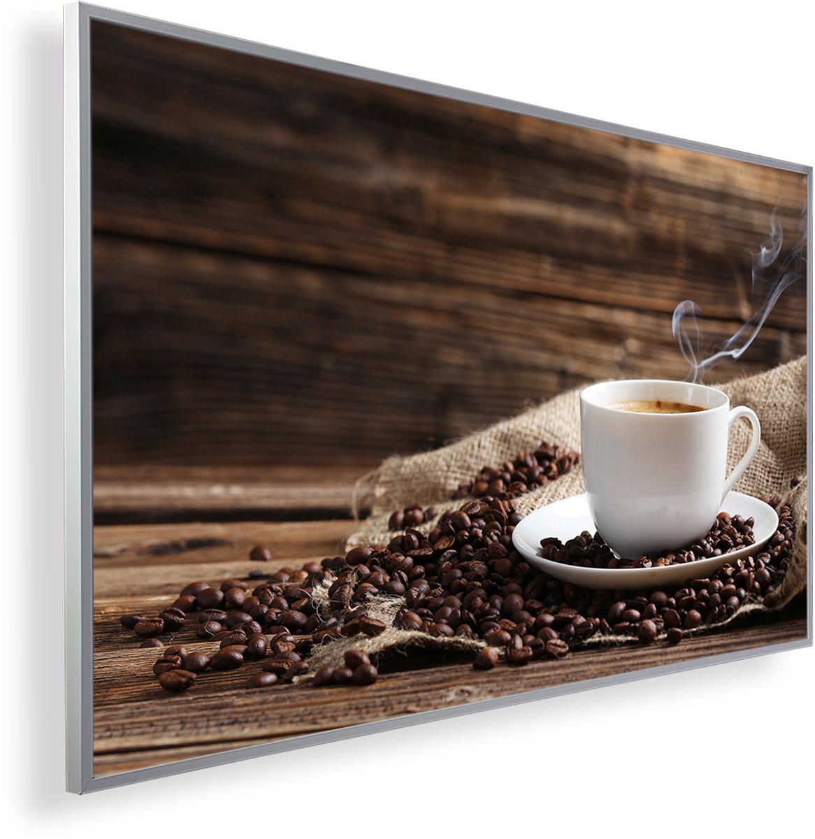 Infrarood Verwarmingspaneel 450W met fotomotief en Smart Thermostaat (5 jaar Garantie) - Koffie 168