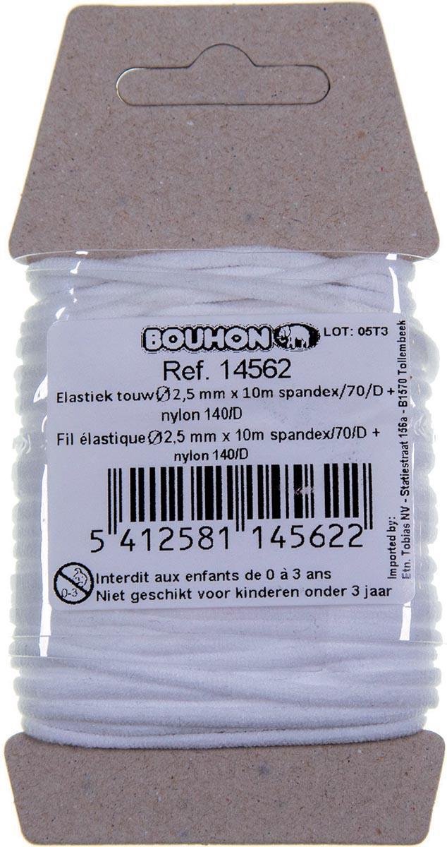 Bouhon elastiek touw | nylon | ft 2 | 5 mm x 10 m | op blister