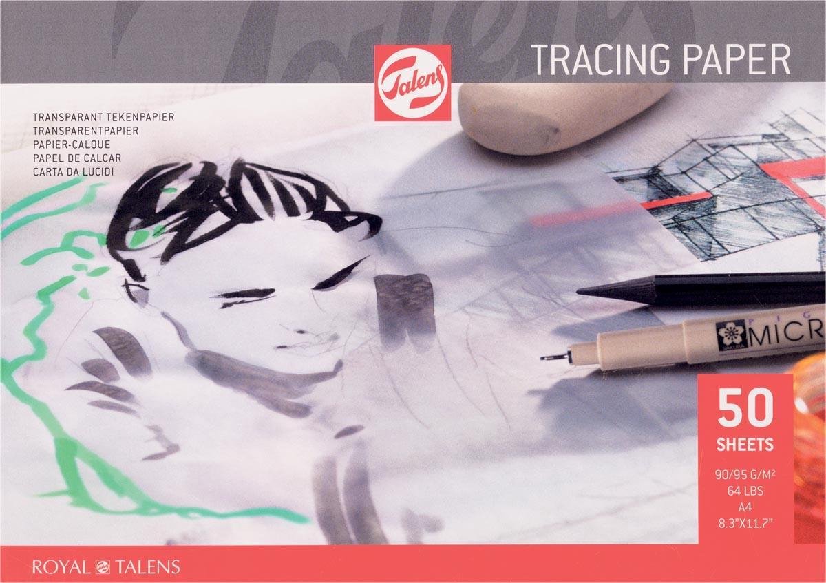 Talens overtrek papier - transparant - FSC mix