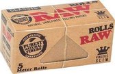 Raw classic unrefined rolls king size slim 24 pks/5 m