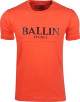 Ballin - Heren T-Shirt - EST 2013  - Print - Oranje