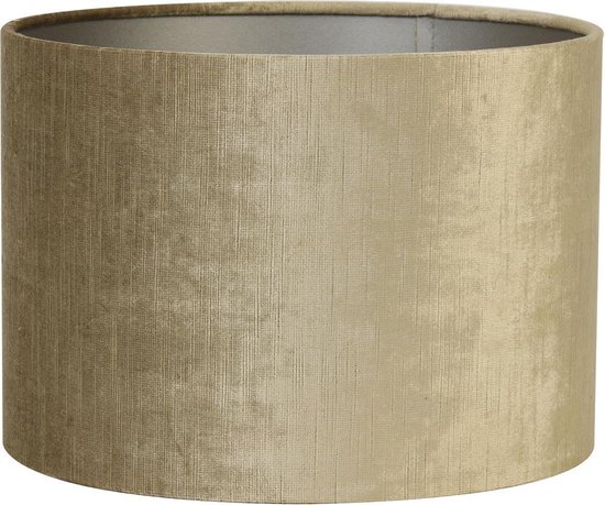 Abat-jour Cylindre en Pierres Précieuses Light & Living - Bronze - Ø30x21 cm