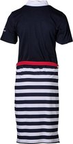 Moeder dochter dames polojurk Marine - lang | Maat 2XL