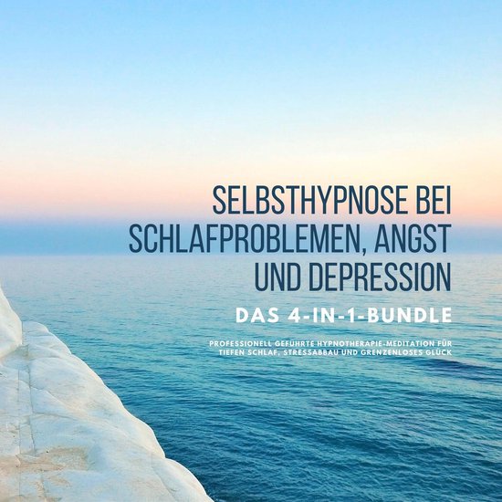 Selbsthypnose bei Schlafproblemen, Angst und Depression - cover
