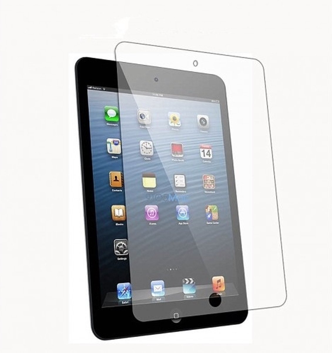 Geschikt voor iPad mini 1 & 2 & 3 screenprotector met doekje - transparant