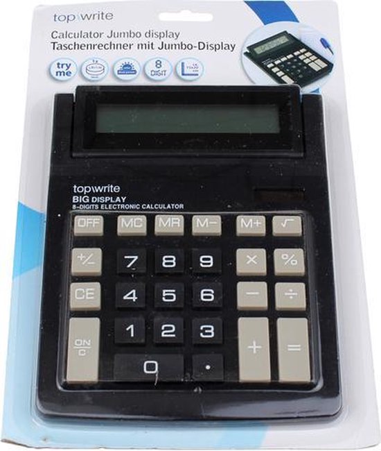 Calculator 8Digit Jumbo Pl | bol.com