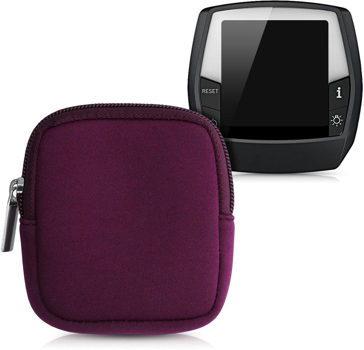 Bol.com kwmobile hoesje voor e-bike display - Waterdichte display cover elektrische fiets - Van neopreen in braam aanbieding