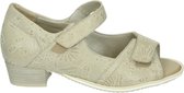 Verhulst 7355-11-49 - Volwassenen Sandalen met hakDames Sandalen - Kleur: Wit/beige - Maat: 41