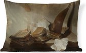 Sierkussens - Kussen - Stilleven met boeken - Schilderij van Jan Davidsz. de Heem - 60x40 cm - Kussen van katoen
