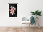 Artgeist - Schilderij - Pale Pink Lilies - Multicolor - 20 X 30 Cm