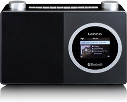 Lenco DIR-70BK - Internet Radio met kleurendisplay en Bluetooth - Zwart